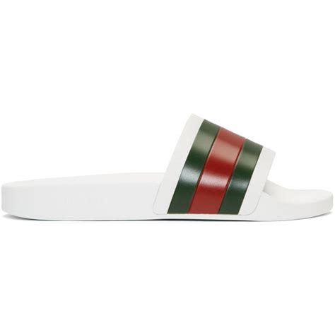 gucci white pursuit sandals|authentic gucci sandals.